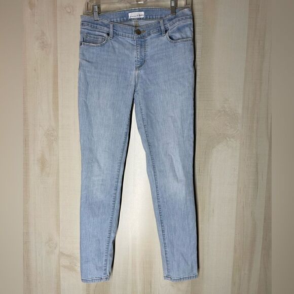 Loft‎ modern skinny crop faded light wash denim jeans, size 27 - Picture 1 of 16